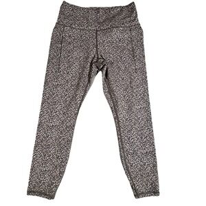 Athleta size L Large Transcend Stash Tight | Gray‎ 483403